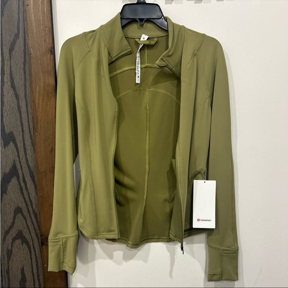 Lululemon Olive Green Zip-Up InStill Jacket
